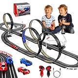 Rennstrecken Elektrische Slot Car Rennbahn Set für Kinder Jungen Alter 6 7...