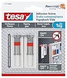 tesa 77775-00002-00 ablösbare verstellbare Klebeschraube zum Aufhängen...