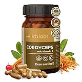 Viktilabs© Premium Cordyceps Vitalpilze Kapseln mit Vitamin C aus Acerola...