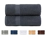 Todocama 2 große Badetücher, 100% Baumwolle, 550 g/m², extra weich, sehr...