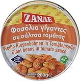 Zanae Dicke weiße Bohnen, in l , 1er Pack (1 x 280 g Packung)