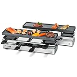 ROMMELSBACHER RC 1600 Raclette-Grill fun for 4+4 (Tischgrill, für 8...