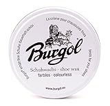 Burgol Schuhwachs - Lederpflege Schuhcreme shoe wax 100 ml Blechdose:...