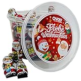 500g Weihnachtsmänner aus Milchschokolade I ca. 72 Stück I Fair Trade...