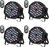 LED Par Strahler 36 LED Bühnenlichter 9 Modi RGB Partylicht mit...