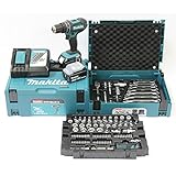 Makita DHP482JX13 Akku-Schlagbohrschrauber 18V / 3,0 Ah, 2 Akkus +...