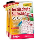 inseko 6 x Textilschutz Säckchen mit frischem Lavendelduft I Mottenschutz...