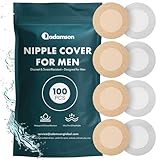 Adamson – 100 Nippelpads Herren (50 Paare) – Brustwarzenabdeckung für...