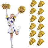 FGen 12 Stück Cheerleading Pompons,Cheerleader Pompons...
