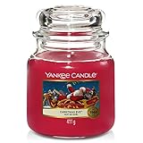 Yankee Candle Duftkerze im Glas (mittelgroß) | Christmas Eve | Brenndauer...