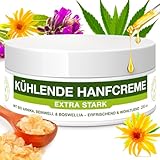 H4H Hochdosierte Hanf & Arnika Creme 200ml für Gelenke & Muskeln | Pflege...