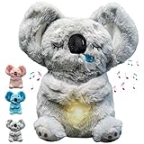 MeHoo Schlummer Koala Kuscheltier mit Rhythmischen Atembewegung, Musik und...