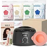 KOTAMU Waxing Set, Professionelles Digitales Wachswärmer, Silikonschale,...