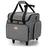 Luxja Abnehmbar Nähmaschine Trolley, Nähmaschinentrolley mit Abnehmbarer...
