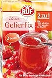 RUF Gelierfix 2 zu 1, veganes Geliermittel zum Einkochen und Gelieren von...
