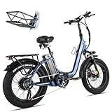 HANEVEAR H6-S E Bike Klapprad mit 1152Wh/𝟐𝟒𝐀𝐡 Lithium Akku,...