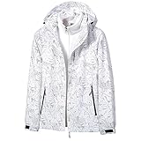 IQYU Mantel Wadenlang Damen Damen und Winter, einfarbig, Druck, doppelt,...