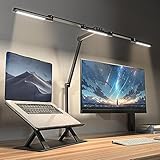 sympa LED Desk Lamp, 24 W 105 cm Desk Lamp, Clampable, 5 Colour...