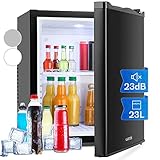 Klarstein Mini Kühlschrank für Zimmer, 23L, für Getränke & Kosmetik,...