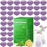 36Pcs Nagetier Mäuse Repellent, Pfefferminzöl Maus Repellent Bälle für...