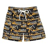 JUNZAN Abstrakte Badehose für Jungen, schnelltrocknend, für Kinder,...