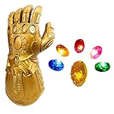 Thanos Handschuh mit LED Leuchten für Kinder Erwachsene Thanos Gauntlet...