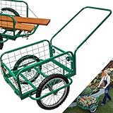 STREND PRO Bollerwagen | Handwagen | Metall | klappbare Seiten | bis 100KG...