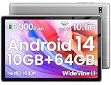 Tablet: Android Tablet - 2025 Android 14 Tablet Neueste 10,1 Zoll...
