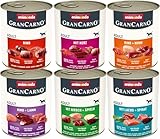 animonda GranCarno Adult Herzhafte Variation (6 x 800 g), Hunde Nassfutter...