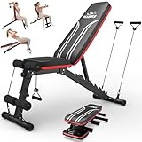 FLYBIRD Multifunktionale Hantelbank, 8-Fach Verstellbare...