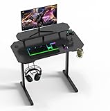 OXFENSEE Gaming Tisch, Gaming Schreibtisch 100 x 55cm, PC Tisch Gamer Tisch...
