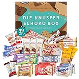 Schokoriegel Mix Geschenkbox - Knusper Schoko Box von Der Zuckerbäcker, 29...