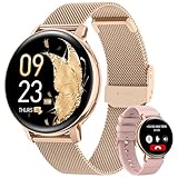 Sanorum Smartwatch Damen, 1,39' HD Fitnessuhr mit Telefonfunktion,...