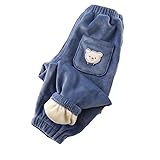 ALUCIC Baby Jungen Mädchen Lange Fleece Hosen Kinder Baumwolle Dicke Warme...