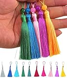 20pcs Mini Quasten,Mini Quasten Anhänge,Weiche Bunte Quasten 10 Farben,r...