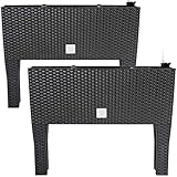 Deuba® Hochbeet 2in1 Funktion Balkonkasten 30L Bewässerungssystem mit...