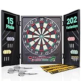 Ultrasport Dartscheibe Elektronisch Profi Set mit Türen I Elektronische...