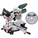 Metabo Kappsäge KGS 216 M Set (Kapp- und Gehrungssäge mit Zugfunktion,...