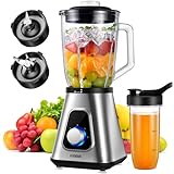 GDOR 1200W Standmixer Professional 2-1Mixer Smoothie Maker Combo 1,5L...