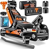 MASKO® Wagenheber hydraulisch 2,5T Flache Hubhöhe 85-360mm 3X...