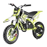 cukoekim 49CC Kinder Dirt Bike, Gas Dirt Bike für Kinder 8-14, 2-Takt...