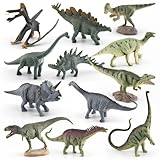 12 Realistische Dinosaurier Figuren - Pädagogisches Spielzeug für Kinder,...