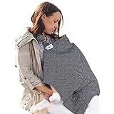 Stilltuch Stillschürze mit Taschen - Weicher und Atmungsaktiver Stillschal...
