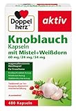 Doppelherz Knoblauch-Kapseln mit Mistel, und Weißdorn, 3er Pack (3 x 480...