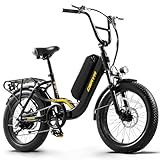 CEAYA Elektrofahrrad 20 Zoll Pedelec Aluminium Ebike Herren Damen Fat E...