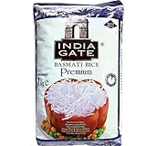 INDIA GATE Premium Basmati Reis – Feiner, aromatischer Langkornreis aus...