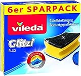 Vileda Glitzi Plus Topfreiniger, mit Antibac-Effekt gegen Bakterien,...