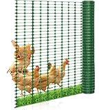 Ollewiellan Absperrzaun Kunststoff, 50 m lang, 1 m hoch, beweglicher...