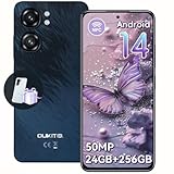 OUKITEL C58 Pro Smartphone Ohne Vertrag Android 14-24GB+256GB 50MP+8MP AI...