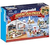 PLAYMOBIL Christmas 71088 Adventskalender für Kinder: Weihnachtsbacken mit...